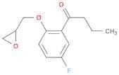 1-(5-Fluoro-2-(oxiran-2-ylmethoxy)phenyl)butan-1-one