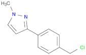 3-[4-(CHLOROMETHYL)PHENYL]-1-METHYL-1H-PYRAZOLE