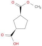 (1R,3S)-rel-3-(Methoxycarbonyl)cyclopentanecarboxylic acid