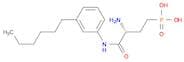 [(3R)-3-aMino-4-[(3-hexylphenyl)aMino]-4-oxobutyl]-phosphonic acid