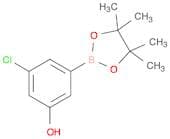 Phenol, 3-​chloro-​5-​(4,​4,​5,​5-​tetramethyl-​1,​3,​2-​dioxaborolan-​2-​yl)​-