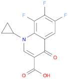 1-Cyclopropyl-6,7,8-trifluoro-4-oxo-1,4-dihydroquinoline-3-carboxylic acid