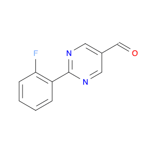 2-(2-Fluorophenyl)pyrimidine-5-carbaldehyde