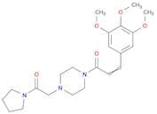 1-{4-[2-oxo-2-(pyrrolidin-1-yl)ethyl]piperazin-1-yl}-3-(3,4,5-trimethoxyphenyl)prop-2-en-1-one