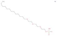 Ethanol,2-[2-[2-(tridecyloxy)ethoxy]ethoxy]-, 1-(hydrogen sulfate), sodium salt (1:1)