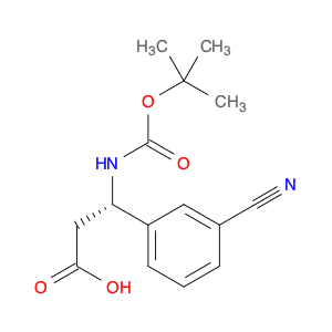Boc-(s)-3-amino-3-(3-cyano-phenyl)-propionic acid