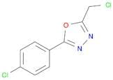 2-(Chloromethyl)-5-(4-chlorophenyl)-1,3,4-oxadiazole