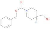 benzyl 4-fluoro-4-(hydroxymethyl)piperidine-1-carboxylate