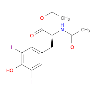 (S)-Ethyl 2-acetamido-3-(4-hydroxy-3,5-diiodophenyl)propanoate