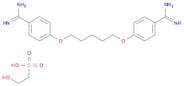 4,4'-(Pentane-1,5-diylbis(oxy))dibenzimidamide bis(2-hydroxyethanesulfonate)