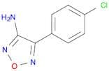 1,2,5-Oxadiazol-3-amine, 4-(4-chlorophenyl)-