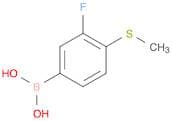 (3-Fluoro-4-(methylthio)phenyl)boronic acid