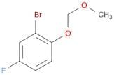 Benzene, 2-bromo-4-fluoro-1-(methoxymethoxy)-