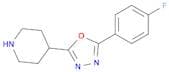 4-[5-(4-Fluorophenyl)1,3,4-oxadiazol-2-yl]piperidine