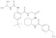 2-[(ISOPROPYLAMINOCARBONYL)AMINO]-N-[2-[[CIS-2-[[4-(METHYLTHIO)BENZOYL]AMINO]CYCLOHEXYL]AMINO]-2-O…