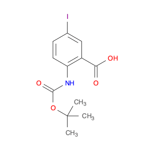 Benzoic acid, 2-[[(1,1-dimethylethoxy)carbonyl]amino]-5-iodo-