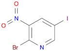 2-Bromo-5-iodo-3-nitropyridine