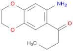 1-(7-amino-2,3-dihydro-1,4-benzodioxin-6-yl)butan-1-one