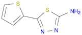 2-Amino-5-(2-thienyl)-1,3,4-thiadiazole