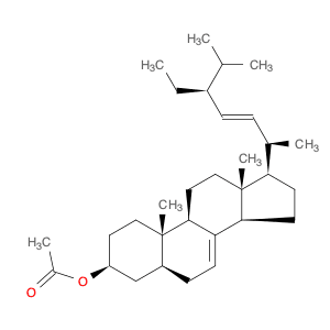 Stigmasta-7,22-dien-3-ol, acetate, (3β,5α,22E)-
