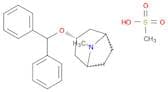(1R,3R,5S)-3-(diphenylmethoxy)-8-methyl-8-azabicyclo[3.2.1]octane; methanesulfonic acid