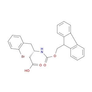 Benzenebutanoic acid,2-bromo-b-[[(9H-fluoren-9-ylmethoxy)carbonyl]amino]-,(bS)-