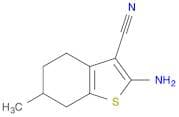 2-Amino-6-methyl-4,5,6,7-tetrahydrobenzo[b]thiophene-3-carbonitrile