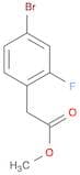 methyl 2-(4-bromo-2-fluorophenyl)acetate