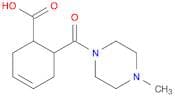 6-(4-Methylpiperazine-1-carbonyl)cyclohex-3-enecarboxylic acid