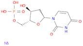 Sodium ((2R,3S,5R)-5-(2,4-dioxo-3,4-dihydropyrimidin-1(2H)-yl)-3-hydroxytetrahydrofuran-2-yl)methy…