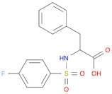 2-{[(4-Fluorophenyl)sulfonyl]amino}-3-phenyl-propanoic acid