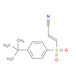 (E)-3-((4-(tert-Butyl)phenyl)sulfonyl)acrylonitrile