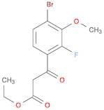 3-(4-Bromo-2-fluoro-3-methoxy-phenyl)-3-oxo-propionic acid ethyl ester