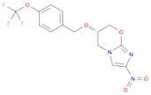 (6S)-2-nitro-6-{[4-(trifluoromethoxy)phenyl]methoxy}-5H,6H,7H-imidazo[2,1-b][1,3]oxazine