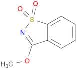 1,2-Benzisothiazole, 3-methoxy-, 1,1-dioxide