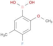 4-Fluoro-2-methoxy-5-methylphenylboronic acid