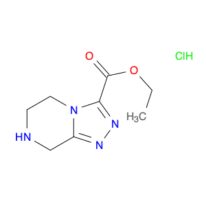 Ethyl 5,6,7,8-tetrahydro-[1,2,4]triazolo[4,3-a]pyrazine-3-carboxylate, HCl