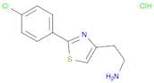 2-(2-(4-Chlorophenyl)thiazol-4-yl)ethanamine hcl