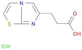3-(Imidazo[2,1-b]thiazol-6-yl)propanoic acid hcl