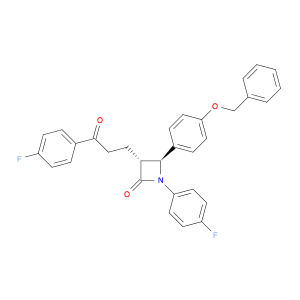 (3R,4S)-4-(4-(Benzyloxy)phenyl)-1-(4-fluorophenyl)-3-(3-(4-fluorophenyl)-3-oxopropyl)azetidin-2-one