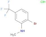 N-Methyl 2-bromo-5-(trifluoromethyl)aniline, HCl