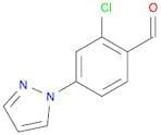 2-Chloro-4-(1H-pyrazol-1-yl)benzaldehyde