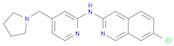 7-Chloro-N-(4-(pyrrolidin-1-ylmethyl)pyridin-2-yl)isoquinolin-3-amine