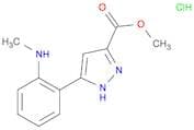 Methyl 5-(2-(methylamino)phenyl)-1H-pyrazole-3-carboxylate hydrochloride