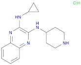 N2-Cyclopropyl-N3-(piperidin-4-yl)quinoxaline-2,3-diamine hydrochloride