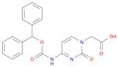 2-(4-(((Benzhydryloxy)carbonyl)amino)-2-oxopyrimidin-1(2H)-yl)acetic acid