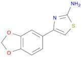 4-Benzo[1,3]dioxol-5-yl-thiazol-2-yl-amine