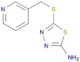 5-[(3-Pyridinylmethyl)thio]-1,3,4-thiadiazol-2-amine