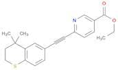 ethyl 6-[2-(4,4-dimethyl-3,4-dihydro-2H-1-benzothiopyran-6-yl)ethynyl]pyridine-3-carboxylate