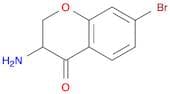 3-Amino-7-bromochroman-4-one